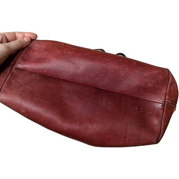 Madewell Medium Transport Leather Tote In Dark Cabernet (Burgundy) - Picture 6 of 8